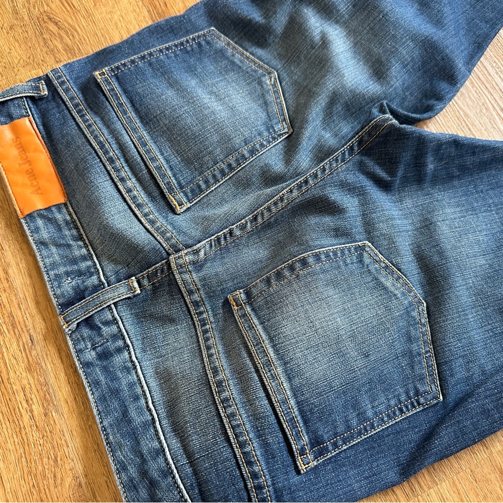 ACNE Jeans Blue Denim Straight Leg Ankle size 26 - Picture 2 of 6